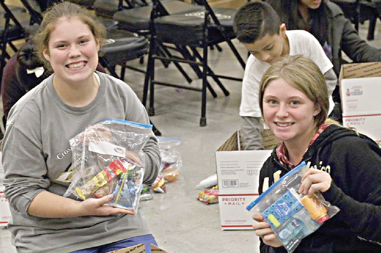 Packages for soldiers